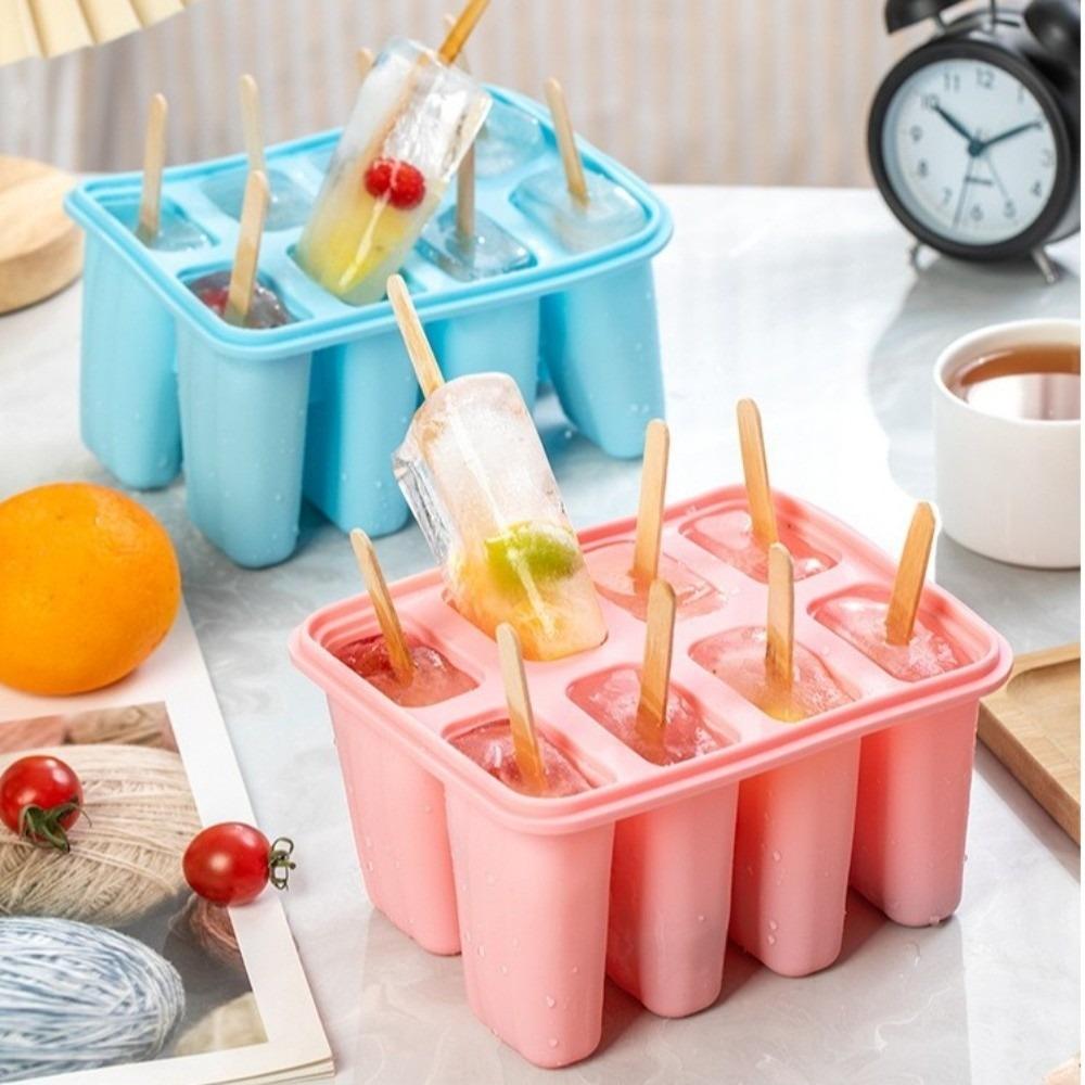 Creative Design Homemade Ice Box DIY Popsicle Mold Cube Tray Ice Cream Popsicle Mold Kitchen Use
