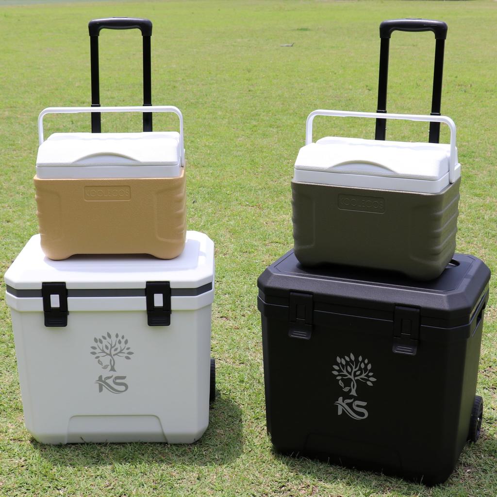 Official KOOLECOS Cooler Insulated with Ice Packs In the Available In 2 Perfect for Club Outdoor and Disaster Preparedness Bag, Lid, 6-Sided