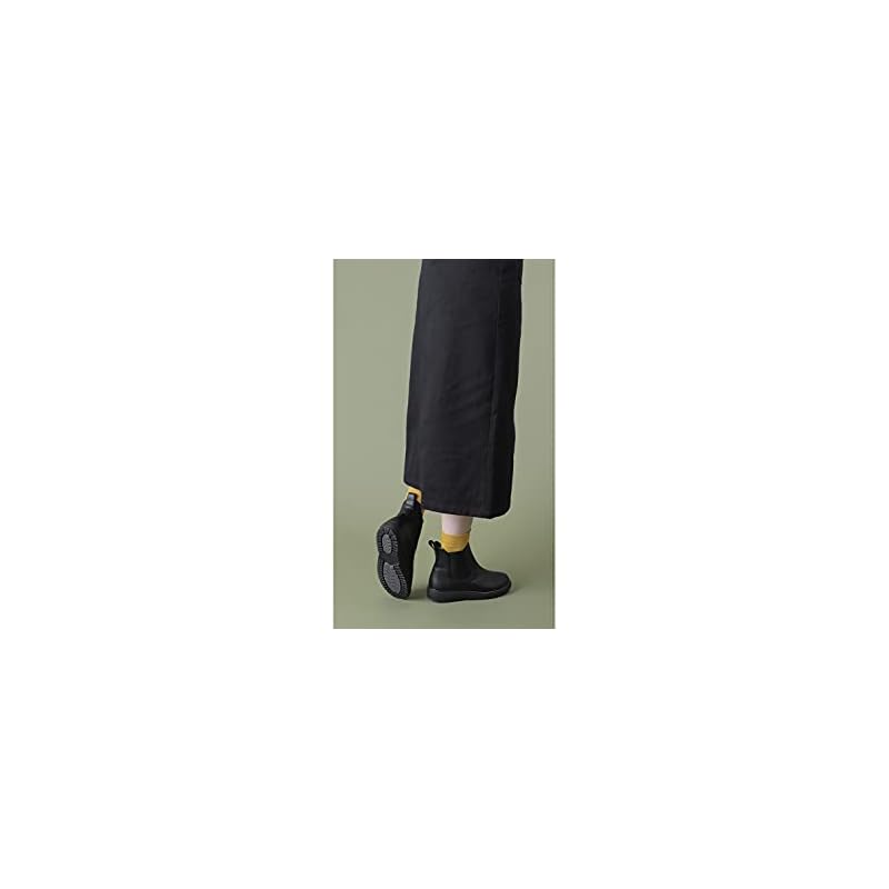 [Pansy] 4810 Water-resistant Shoes Boots for Women, Side Gore, 3E Width, 24.5cm, Suede Black