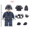 Military Ghost Special Police Doll Suit Vest Backpack Belt Assembly Accessories Building Block