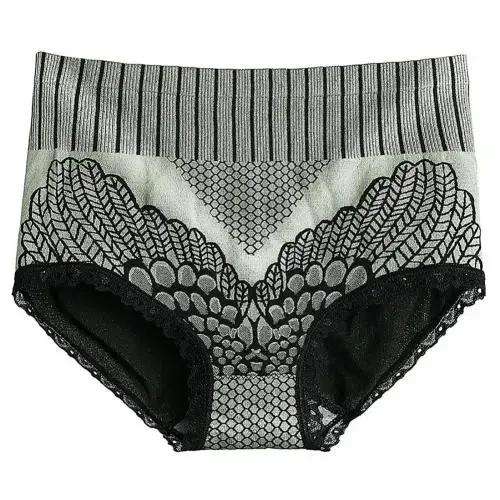 

Непротекаемые менструальные трусики-слипы с высокой талией, с эффектом подтяжки ягодиц, из полиэстера и графена, бесшовное нижнее белье для женщин 40-87kg&1pc зелёный