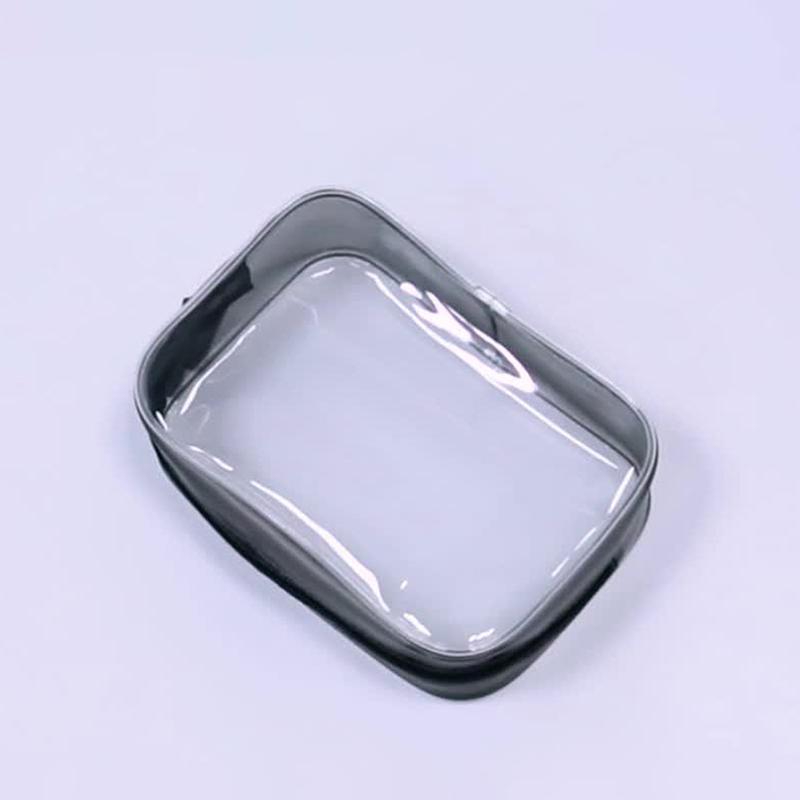 1/4pcs Transparent PVC Storage Bags Travel Organizer Clear Makeup Bag Beautician Cosmetic Bag Toiletry Cosmetic Storage Bag