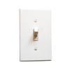 Toggle Switch Panel Single Gang Unbreakable Modern White Heavy Duty Decorative Plastic American Wall Plate Outlet Cover Home Supplies