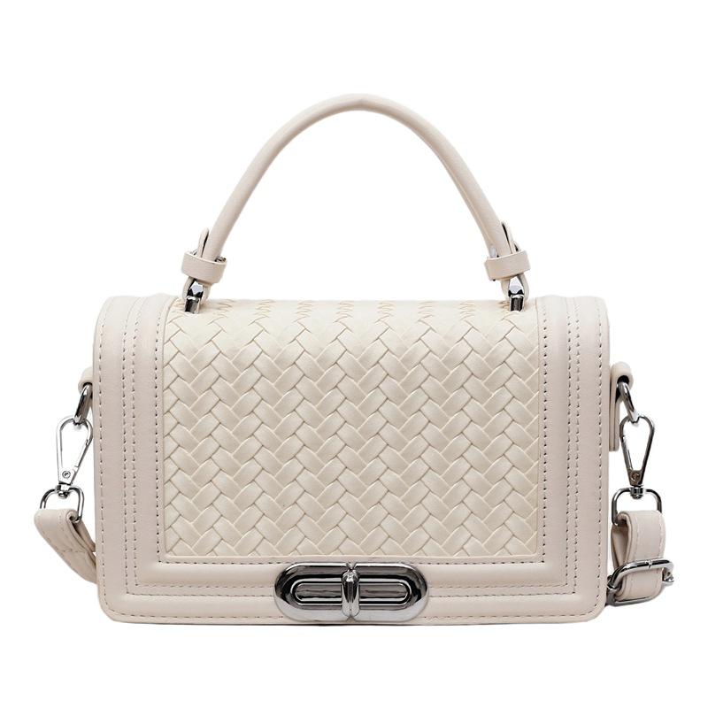 Spring High-end Texture Small Bag Trendy Women's Bag Popular Shoulder Messenger Bag Fashionable Portable Small Square Bag