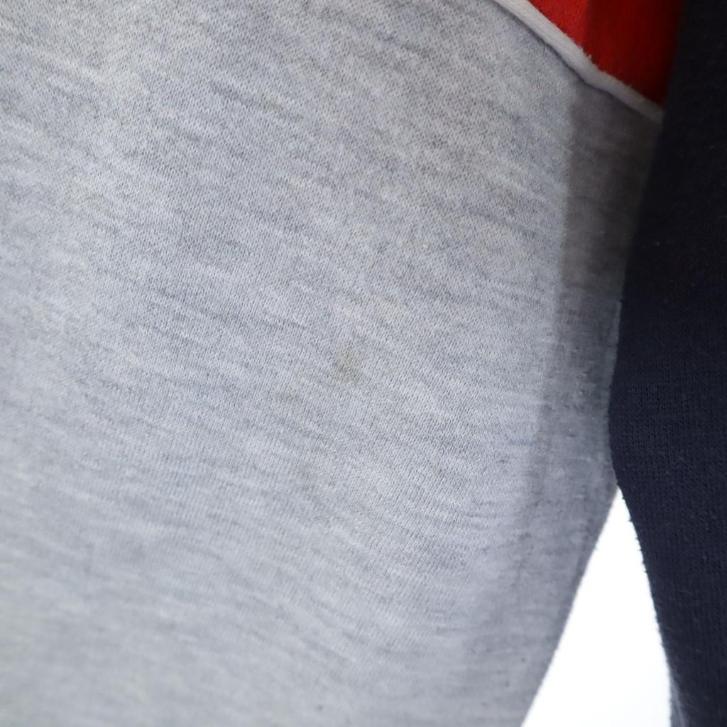 Adidas 80er Vintage Made in Taiwan Trefoil-Logo Langarm Zip-Hoodie S Herren Gebraucht