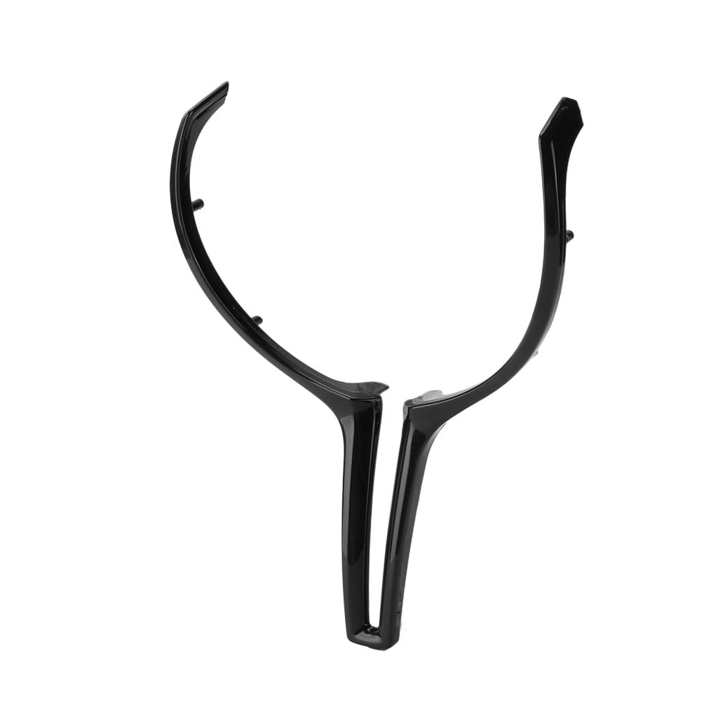 Car Steering Wheel Trim Anti UV ABS High Strength Replacement for M4 F82 F83 2014‑2018Black
