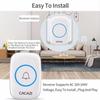 Waterproof Intelligent Wireless Doorbell 300M Remote Smart Door Bell Chime