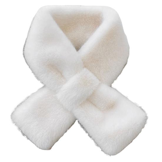 Damen Halstuch Einfarbig Weiche Haptik Warm Winddicht Kältebeständig Nackenwärmer Verdickt Kältebeständig