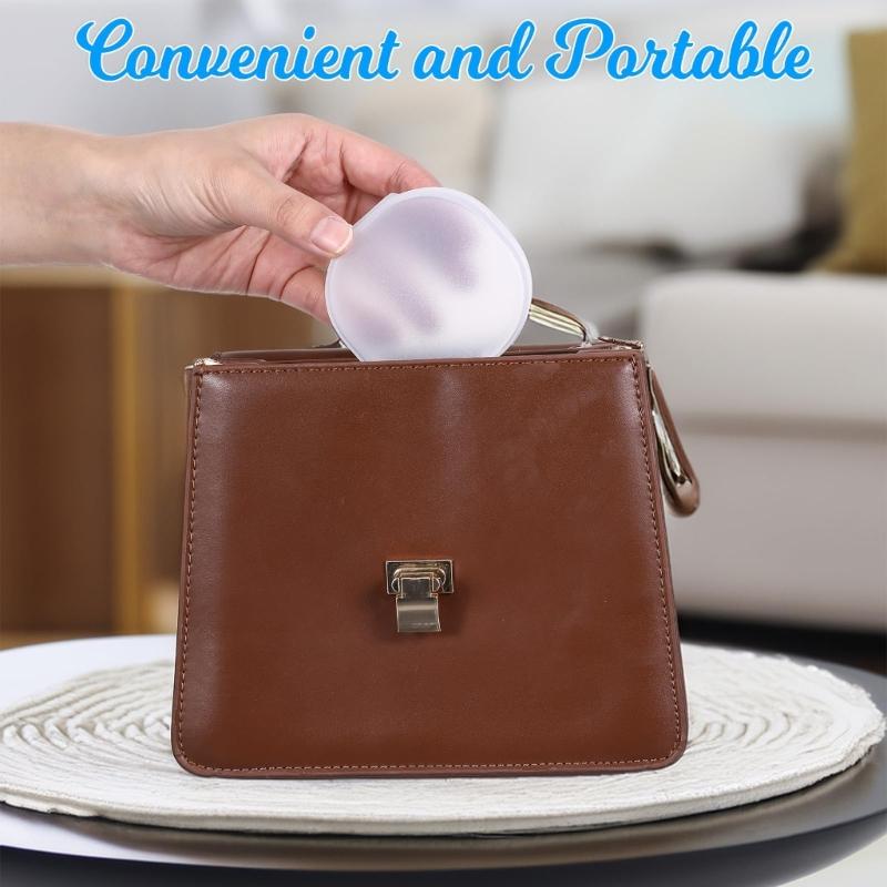 Compact Plastic Makeup Cotton Storage Box Square Design Clear Container Dustproof Lid For Small Spaces Travel
