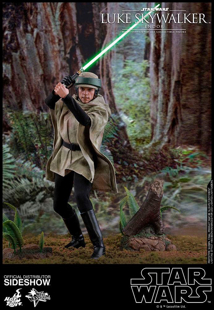 Guerras Episódio Retorno da Figura de Escala Luke Skywalker [Obra-prima de Filme] "Star VI Jedi" 1/6 (Versão Endor)