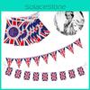 Queen's Platinum Jubilee Union Jack Flags For National Day Celebration Home Decor
