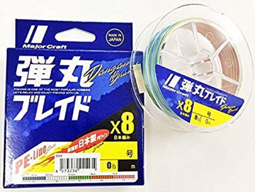 

Major Craft PE Line Bullet Braid Multicolor Multicolor 8-Strand DB8-200/2.5MC 200M/2.5