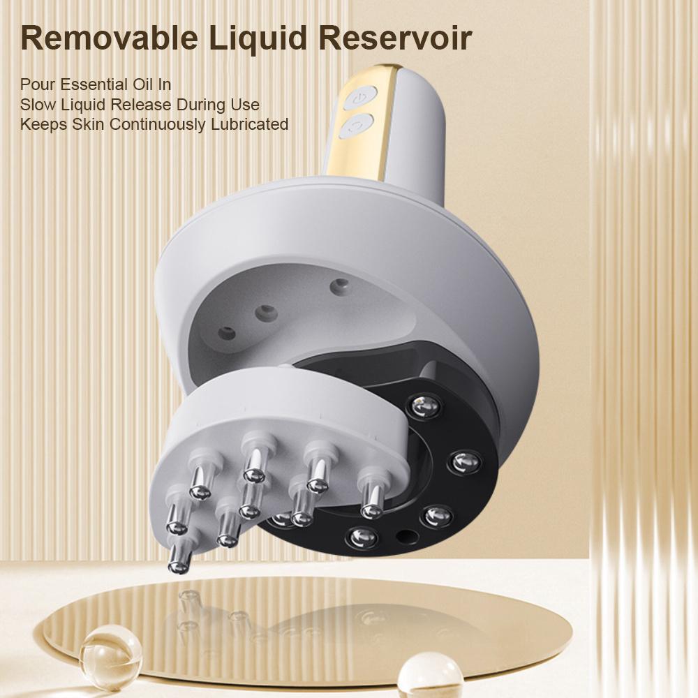 Cupping and Gua Sha Massager Electric Shaping Meridian Scraper Lymphatic Drainage Device Fat-Burning Cupping Back Massager
