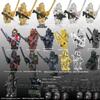 Metro Compatible Xuanyuan Level 7 Power Building Block Figure Game for Peace Summer Vacation Weapon Set Toy Joint