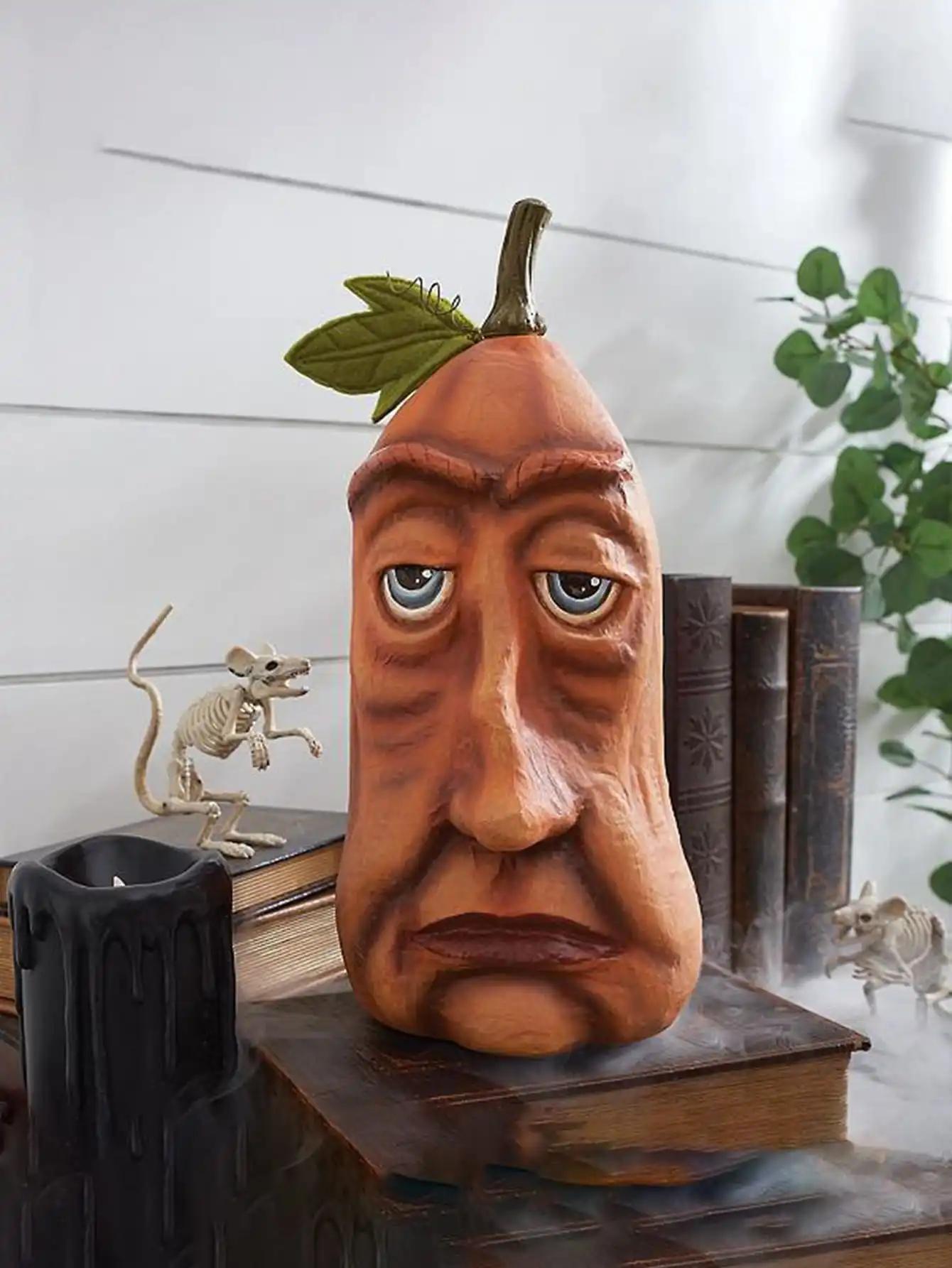 

Украшения для дома Забавные украшения из смолы в виде тыквы Украшения на тему Хэллоуина Украшения на Хэллоуин Реквизит для стрельбы Украшения для дома