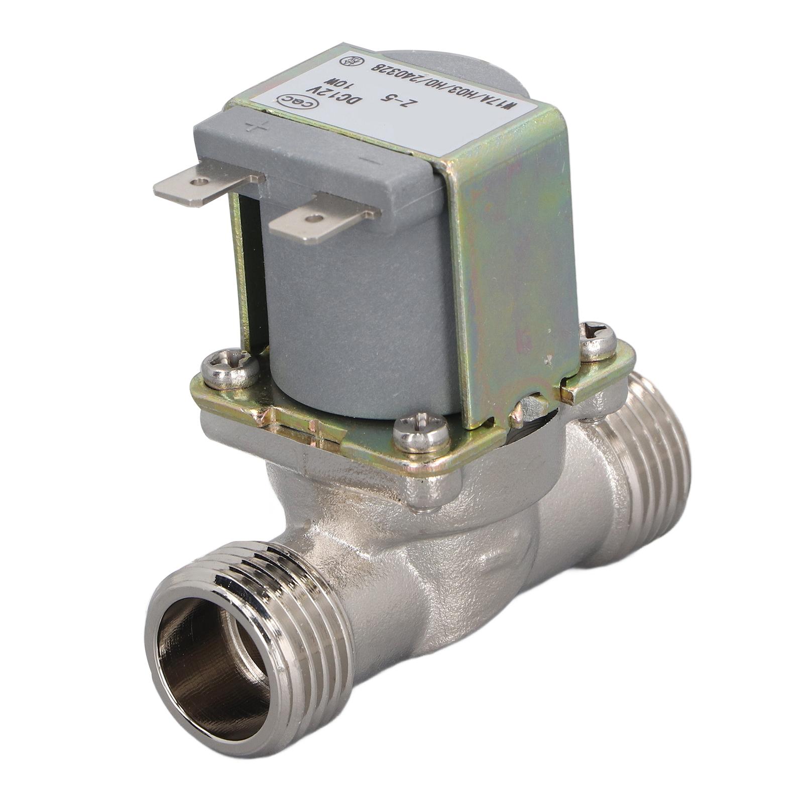 

Електричний соленоїдний клапан DC12V Різьба G12 Дюйм Високотемпературний Клапан для Зливу Води для Диспенсера