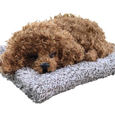 TASINO Dog Plush Toy Teddy Figurine, 26x18cm, Realistic, Cute, Lifelike, Car Air Freshener