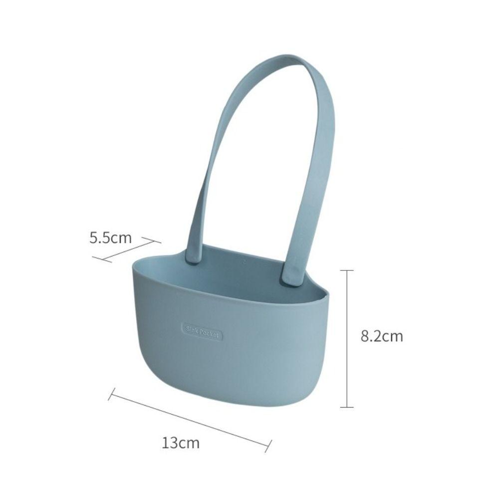 Adjustable Storage Basket Multifunction Brush Holder Portable Sink Drain Basket  Kitchen Sink