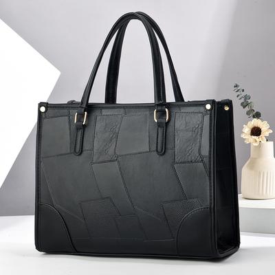 Nová prošívaná kabelka se vzorem kamene, Elegantní jednobarevná taška přes rameno v barvě makronky, Jednoduchá a univerzální, Crossbody taška s velkou kapacitou