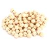 100pcs Wooden Beads MultiPurpose Natural DIY Paintable Thread Crafts for Handicraft Lovers