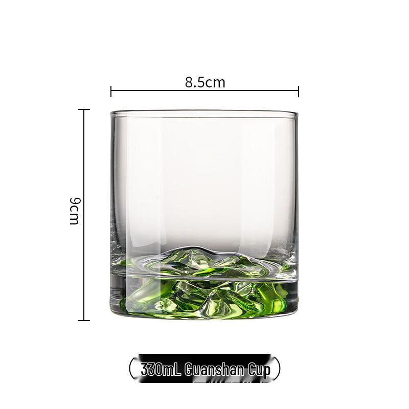 MDNG Hidden Mountain High Borosilicate Whiskey Glasses