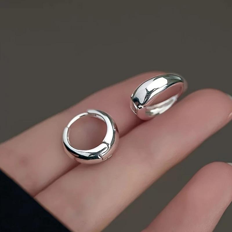 Ring Earrings For Women, Simple Temperament, Cold Wind Earrings, High-Grade Sense, Everyday And Versatile Earrings