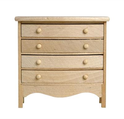 starPG Dollhouse Scenery Series Scale Miniature Wooden Furniture 1/12 (Wooden Chest)