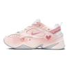 Nike M2K Tekno Textile, Artificial Leather Low Top Chunky Sneakers Women's Pink White AO3108-100(TeamS-S-BOX)