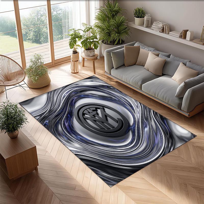 Borussia Dortmund Printed Flannel Area Rug Non Slip Soft Polyester Floor Carpet Indoor Decor Mat for Bedroom Living Room Sofa