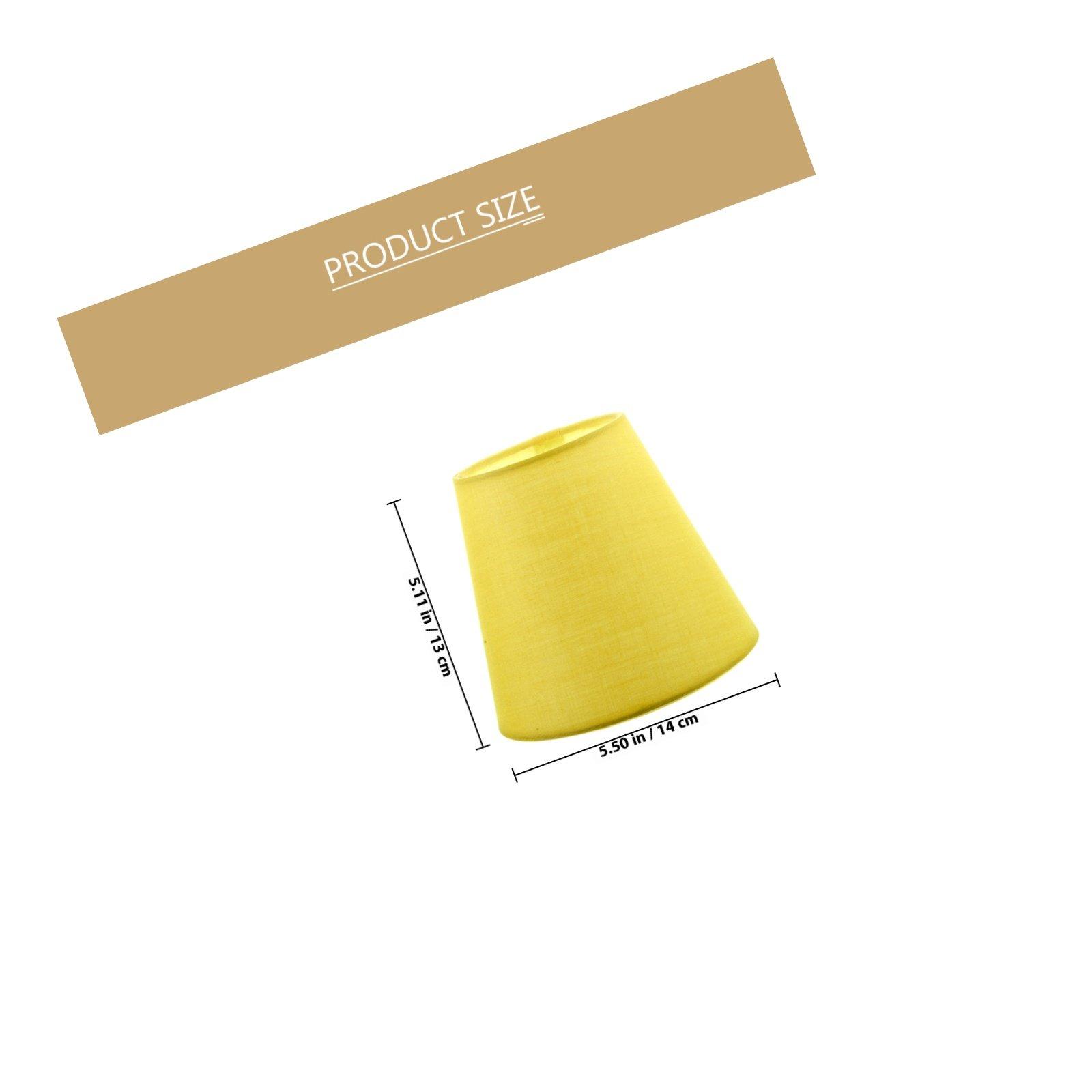 

Lemon Yellow Fabric Lampshade Table Lamp Shade Light Weight Simple Desk Lampshades Home Hotel Pendant Lights Fixtures