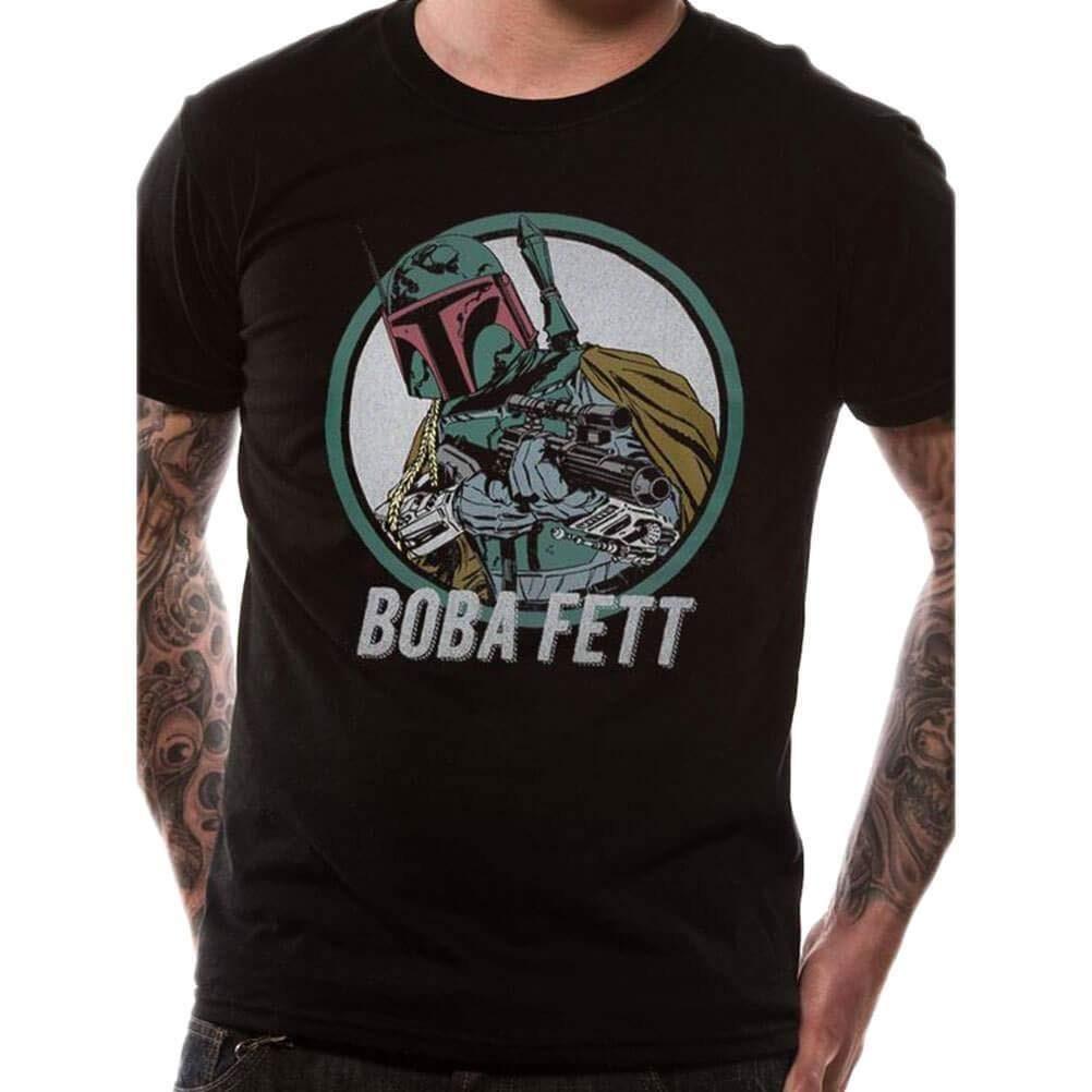 CID Men s Star Wars-Boba Fett T-Shirt S Black (Black) L