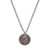 Retro Trendy Cool Titanium Steel Necklace Men's and Women's Hip-hop Personality Square Brand Cross Pendant Japanese and Korean Fashion Street