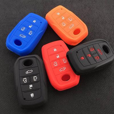 Silicone Rubber Key Cover Case Shell Protector for Toyota Alphard 5 Button Key