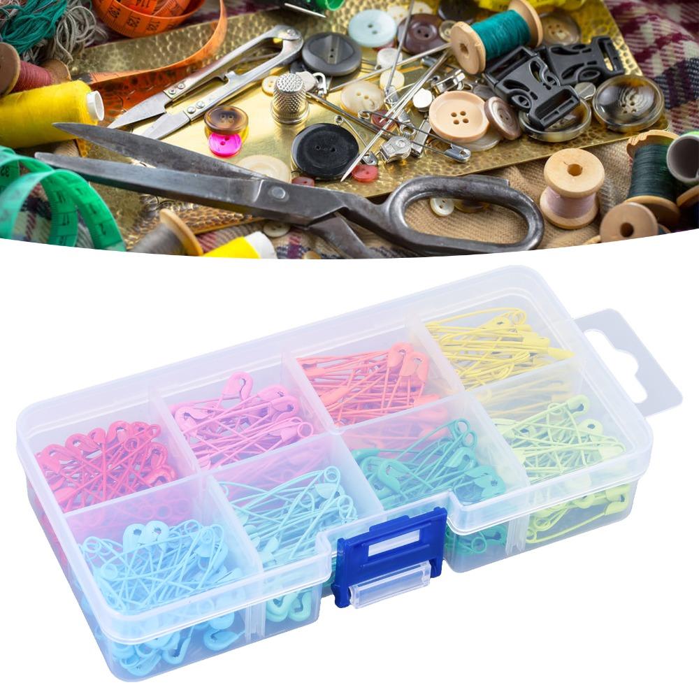 240Pcs Boxed Decorative Pins 8 Colors Fastener Pins Durable Tag Pins  Decoration