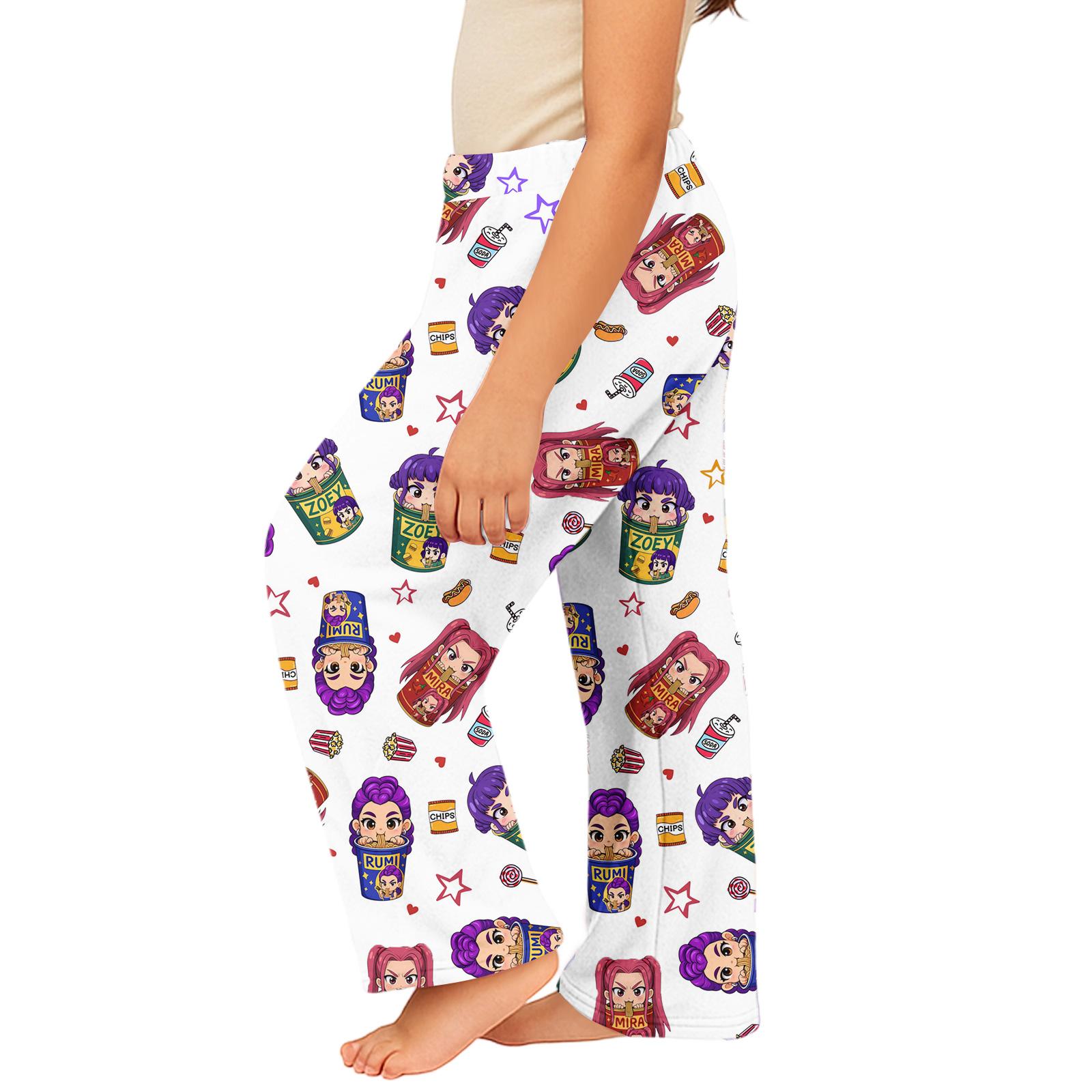 

Детские зимние брюки полной длины с длинным рождественским принтом 160 белый