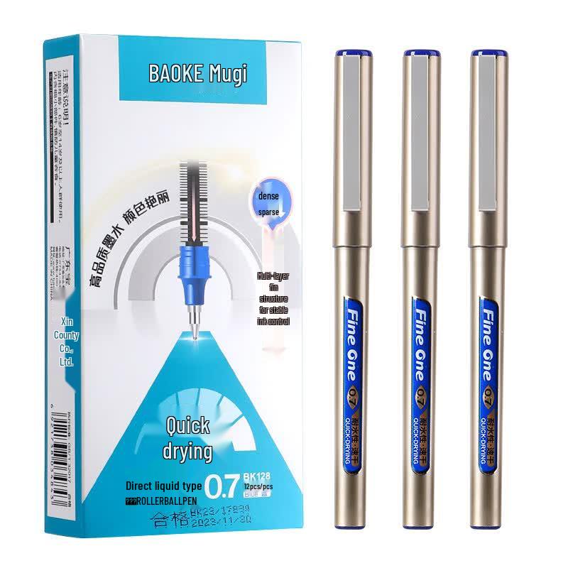 BAOKE BK128 0.7mm Quick-Dry Bullet Tip Gel Pen