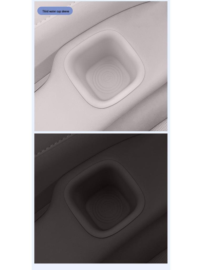 ZEEKR LS9 Central Control Silicone Cup Holder - Third Row Decoration Accessory