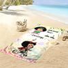 Mafalda Print Beach Towel, Large Soft Quick Dry Towel for Beach Camping Swimming