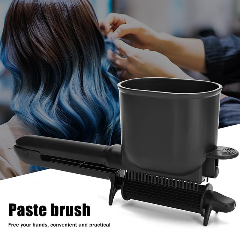 Hair Brush Hairdressing Hair Dye Comb Can Hold Hair Dye Cream Barber Tinting Highlighting Easy Use Practical Hair Styling Tools
