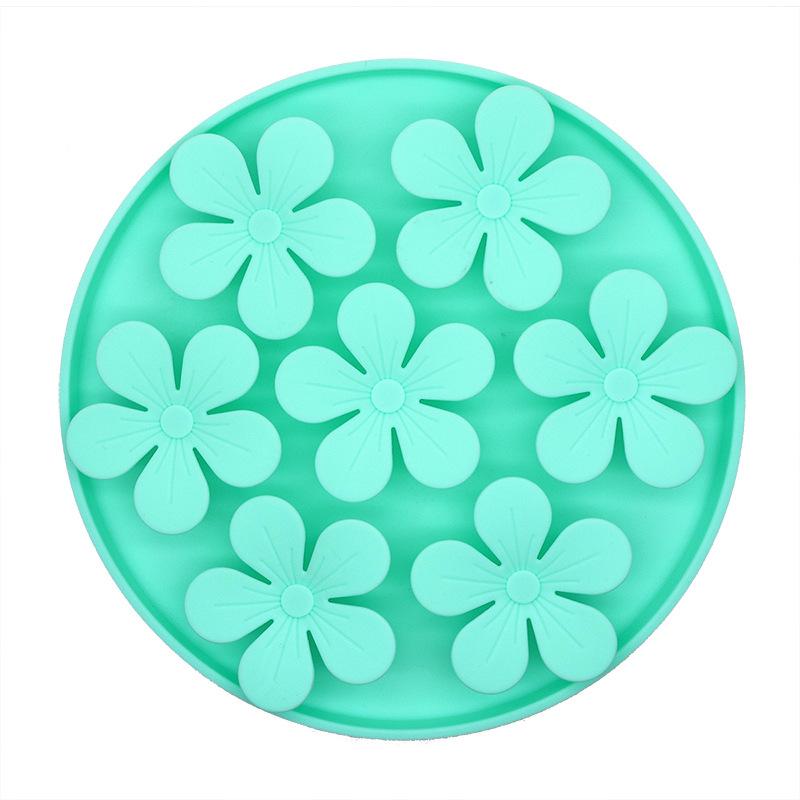 Pet silicone licking pad suction cup dog feeding pad pet anti choking sniffing slow feeding pad