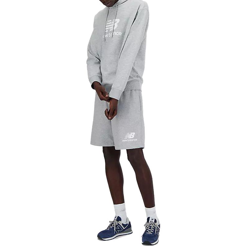 New Balance Logo Printed Drawstring Hoodie MT41501-AG