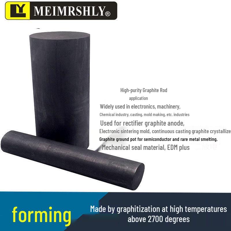 

High-Purity Isostatic Pressed Graphite Rod and Plate Set for Spectral and Electrode Applications φ18*95mm 1 piece