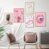 Preppy Aesthetic Gallery Poster Print Matisse Art Wall Canvas Painting Teenage Girl Room Decor Color Pink Quote Room Home Decor