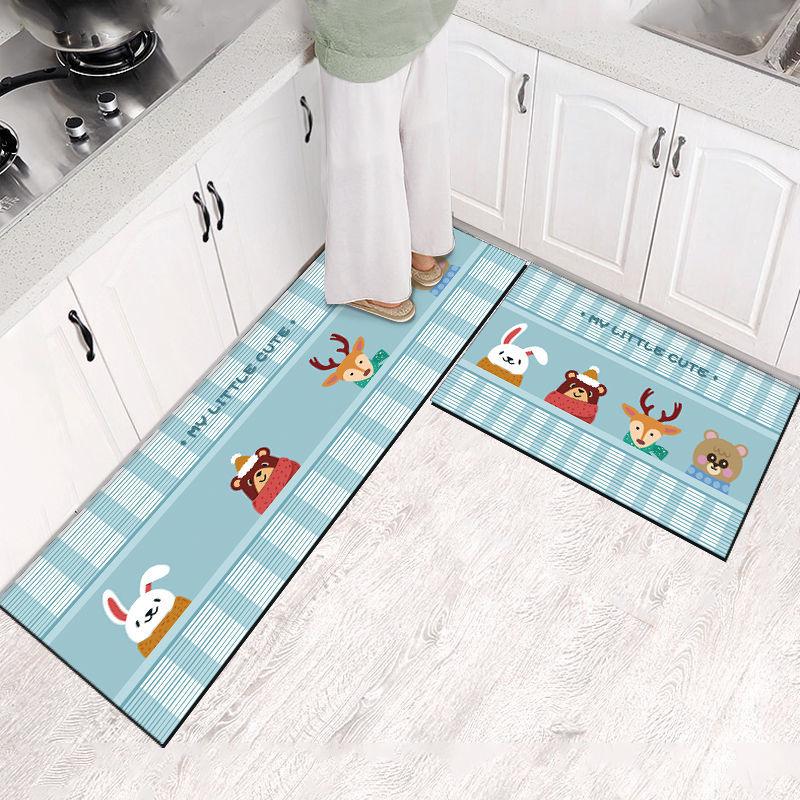 

Підлога для кухні Килимок для дверей у спальню Килимок для ванної кімнати Ванна кімната Нековзка підкладка Домашня водопоглинаюча підкладка для ніг Простий сучасний вітер Package 1