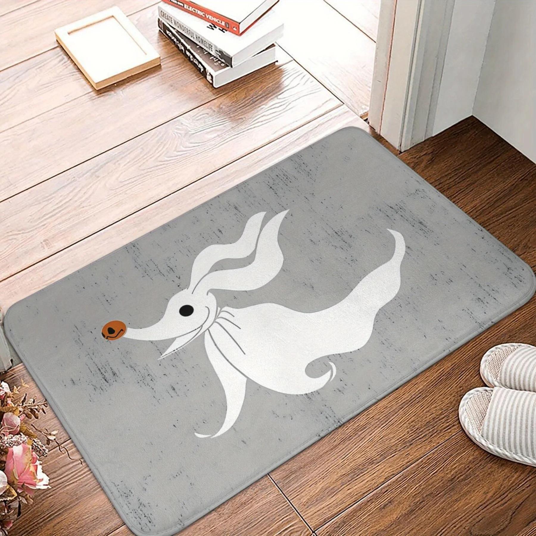 

Machine washable doormat, the nightmare before Christmas Jack Skellington designed non-slip door blanket for home decoration 40X60cm