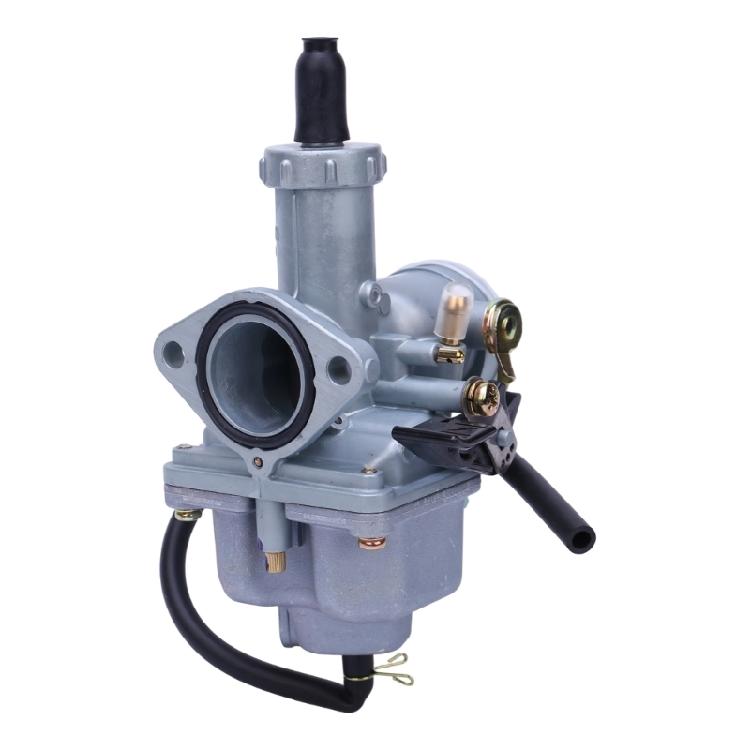 Motorcycle Mixture Component and Replacement Carburetor, PZ26 Manual Choke Configuration with Metal Body for CG125-CG150 Models