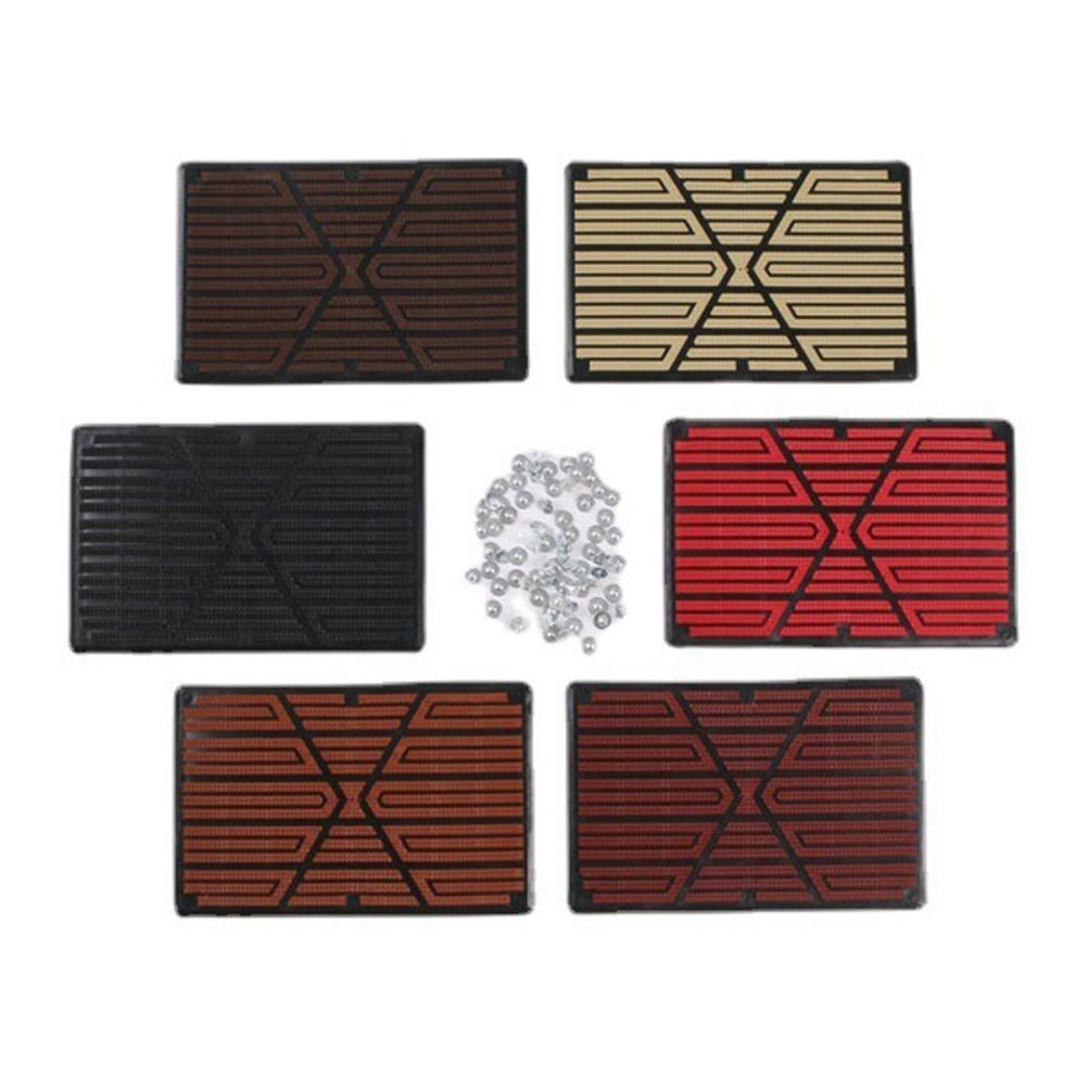 Fashion PVC Car Foot Carpet Pad 23x15cm Universal Heel Mat Non-slip Anti-Skid Pedal Pad Car Interior