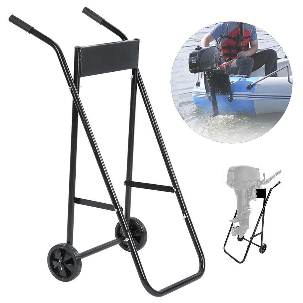Carro Plegable de Tubo de Acero para Motor de Barco Fueraborda, Soporte Marino, Hélice, Estante Portátil