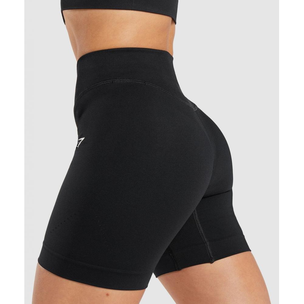 Gymshark Sweat Seamless Shorts Black B6a4s Bbbb
