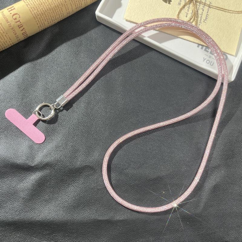 Yi Lian Acrylic Beaded Phone Chain: Pearl Crossbody Strap Charm for Women